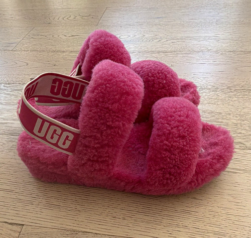 Ugg fluff yeah pink shearling - fluff,